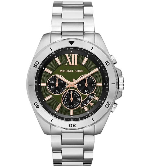 Michael Kors Brecken Men's Watch, Stainless Steel Chronograph 